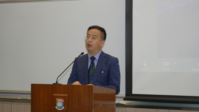 Professor Max Shen, Vice-President and Pro-Vice-Chancellor (Research) of HKU