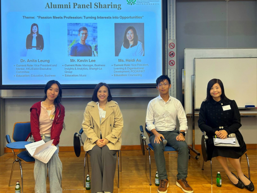 Alumni share career journeys to inspire students
 
